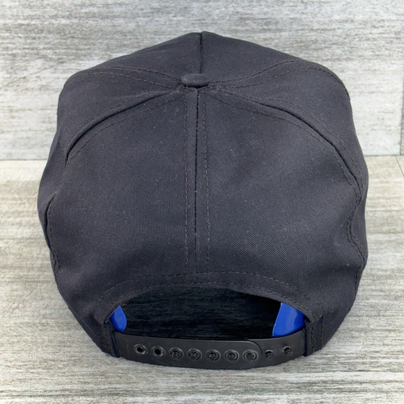 VTG USA Made 7th Infantry Association Snap Back Trucker Hat Cap Black Red Army - Picture 5 of 16